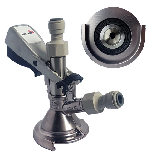 AType Keg Coupler for Guinness, Hoegaarden, Kronenbourg, Warsteiner